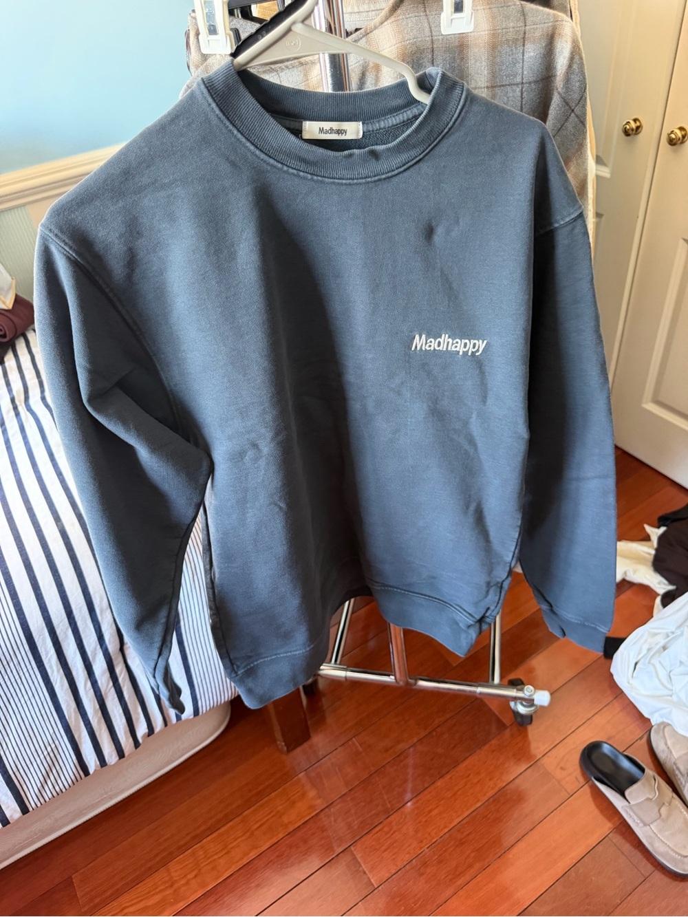 Madhappy Men's Slate Blue Crewneck Sweatshirt